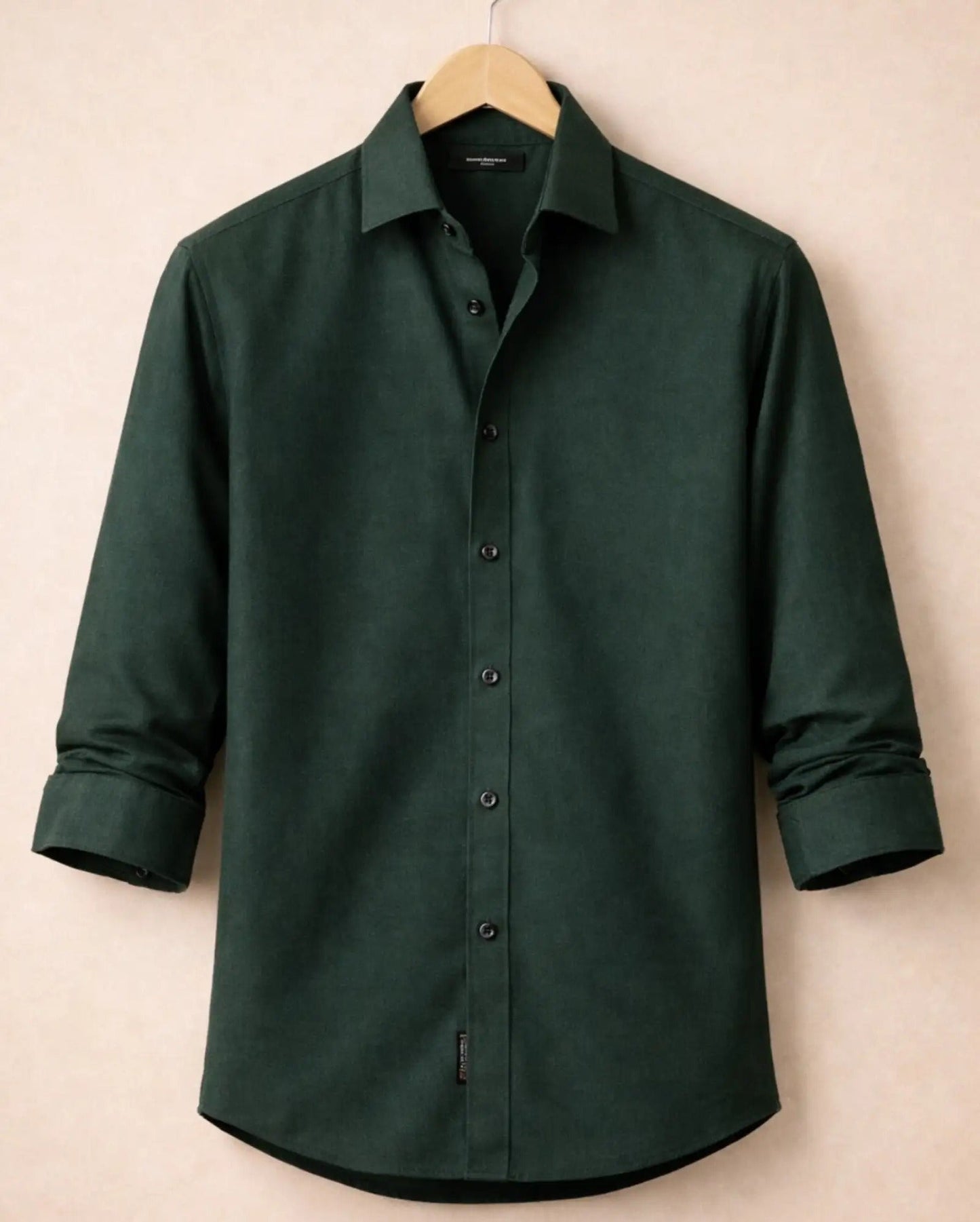 Dark Green Formal Shirt for Men | Zibilo